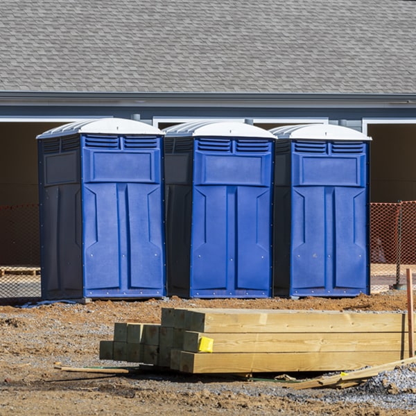 are there any restrictions on where i can place the porta potties during my rental period in Tryon Oklahoma